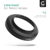 HN-40 Kamera Solblender for Nikon NIKKOR Z DX 16–50 mm 1:3,5–6,3 VR – Plast Bajonett Solblender fra CELLONIC