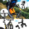 26-delt tilbehørssett for GoPro Hero 1-5, Rollei – Actionkamerafester, stativer, sugekopper, bryst- & hodefester, styrefester, selfiestenger & mer