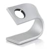 subtel iWatch Charging Stand for Apple Watch SE / 7 / 6 / 5 / 4 / 3 / 2 / 1 38mm / 40mm / 42mm / 44mm - Aluminum Smartwatch Strap Holder - Silver