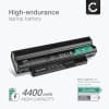 Batteri for Dell Inspiron Mini 10 1012 / 1018, 3G0X8, CMP3D, T96F2, 2T6K2, G9PX2, KMP21 4400mAh 10.8V fra CELLONIC