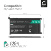 Battery for Dell Chromebook 11 3180, 3189, 3100, 51KD7, Y07HK, FY8XM 11.4V 3400mAh from CELLONIC