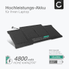 Akku für Apple MacBook Air 13 - A1466, A1369, MC503, MC504, Apple A1369 Laptop - 4800mAh 7.4V 