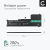 Batteri for Lenovo IdeaPad 5-15IIL05, 5-15ARE05, 5 15ITL05, 3 15ALC7, 15s ALC, 3 14ALC7, Lenovo L19C4PF1, L19L4PF1, L19M4PF1 4650mAh 15.4V fra CELLONIC