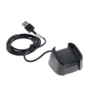 svart USB-kabel / datakabel för FitBit Versa 2 / Versa 2 SE smartwatch och fitnessarmband - PVC laddsladd - 1A