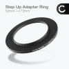 CELLONIC 52mm to 72mm Step Up Ring – Lens Filter & Hood Stepping Up Adapter Ring Mount Adapter for Canon, Nikon, Sony, Fuji, Olympus Camera Lenses