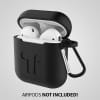 6-in-1 AirPods Accessories Set: Protective Silicone AirPod Case, AirPod Skin with Keychain, AirPod Strings / Strap, AirPod Ear Hooks, Watch Band AirPod Holder for AirPods 1 + 2