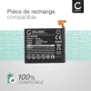 Pack batterie 2500mAh et outils pour téléphone portable Nokia 8 (2017) - kit pour remplacement facile d'une batterie HE328 de smartphone GSM