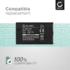 CELLONIC® genopladelige battereri til Panasonic KX-TG5431, -TG5432, -TG5439, -TG5453, -TG5471, -TG5571 - HHR-P104,Type 29 850mAh - udskift dit mobilbatteri