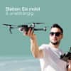 DJI Mavic 2 Propeller Ersatzteile - 2x Paar geräuscharme Stealth-Drohnen-Rotorblätter Propellerflügel-Ersatzteile Zubehör-Set - schwarz