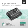 Batteri for Ikusi TM61, TM60, TM62 600mAh fra CELLONIC