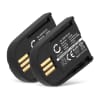 2x Batteri för Plantronics Savi W740, 440, 740, W440, WH500, W745, W440-M, W740-M, WH500A, WH500A 204755-01, 82742-01, 84598-01 (140mAh, 3.7V) från CELLONIC