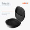 Headphone case for Sennheiser HD 25, 25-1, 25-1 II, HD25, HD25-1 Beyerdynamic DT880 Pro Teufel Aureol ASUS ROG Strix Fusion, Cerberus Gaming Headset Sony MDR-Serie, MDR-XB950B1, MDR-XB950N1 - Beskyttende støtsikker Hard Case til øretelefoner- svart