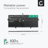 Batteri for Lenovo Yoga 910-13IKB 9800mAh 7.68V fra CELLONIC