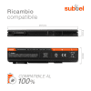 Batteria subtel® PA3788U-1BRS per notebook Toshiba Satellite Pro S500 / Tecra A11 / M11 / S11 Affidabile ricambio da 4400mAh Sostituzione ottimale per computer portatile laptop Toshiba