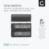 2x Bateria NP-FM55H 1600mAh - , Batería recargable para camaras Sony DSLR-A100 DSC-F828 F717 DSC-R1 S85 CCD-TRV118 HDR-HC1 SR1 GV-D1000 DCR-TRV350 TRV330 TRV340 PC110