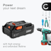 Battery for AEG BSB 18, OMNI 18C, BSB 18 CBL, BS 18C, BSB 18G, BBH 18, BS 18G2 (AEG L1815R, L1830R) Cordless Tools - 1.5Ah 18V Li Ion L1815 R, L1820 R, L1830 R, L1840 R Battery Replacement