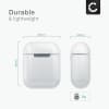 subtel Case Cover for Apple AirPods AirPods 2 Cases - Protective Plastic Soft Shell Charging Case Skin Portable & Shockproof Slim Anti-Slip - White