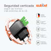 subtel® 5V Charger for Nintendo DSi / DSi XL / 2DS / 2DS XL / 3DS / 3DS XL Power Supply 1A / 1000mA Power Cord 1,1m Charging Lead