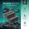 2x Batteri for FujiFilm X-T4 / GFX 50S II / GFX100S / X-H2S kamera - Reservebatteri NP W235 2000mAh + USB Dobbel Batterilader NP-W235, Kamerabatteri Lader