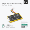 Batteri for Sennheiser RS 5000, Flex 5000, Set 880 AHB571935PCT-03, BAP 800, CP-SN800 (280mAh, 3.7V) fra CELLONIC