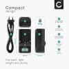 2x Batteri for Fujifilm Fuji X10 X20 XF1 XP200 XP150 XP100 F100ER F550EXR F600EXR NP50 Kameraer 700mAh + Lader fra CELLONIC