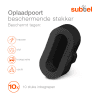 USB Kabel + 10x anti-stofkapjes compatibel met Garmin Fenix 7, 6, 6 Pro, 6X Pro, Vivoactive 4, 4S, 3, Forerunner 945, 45, Venu 2 - 1m Oplaadkabel 1A Laad Snoer Datakabel zwart smartwatch