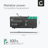 Batteri for HP Spectre X360 13-W0 Series, X360 13-AC Series, Envy 13, SH03XL, SH03057XL 4900mAh 11.4V fra CELLONIC