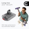 Batteri for Dyson Digital Slim Fluffy Extra, Pro, V10 Slim, V11 Slim, V10 Digital Slim, V10 Digital Slim Fluffy Extra (Dyson SV18) 2500mAh fra CELLONIC - Klikk-inn-batteri