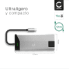 CELLONIC  Adaptador USB C multipuertos: 1x HDMI 4K @ 60Hz, 1x USB-C, 3x USB-A (3.0), 1x Ethernet, 1x Micro SD, 1X SD - HUB USB / Dongle USB C con 8 puertos compatible con Mac OS, Windows, Macbook, Lenovo, Dell o HP