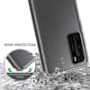 Backcover for Huawei P40 - TPU, Gjennomsiktig lomme, pocket, shell, skal