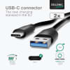 CELLONIC Travel Kit – 6-in-1 2x Dual 20W PD USB Fast Charger & 4x USB Cable Charging Set
