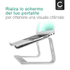 Supporto universale, stand reggi-notebook da scrivania 30x*22*17 cm