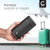 20000mAh Powerbank USB C CELLONIC® - Caricabatteria portatile per tablet, fotocamera, smartphone, smartwatch, GPS - Ricarica via filo - nero