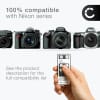 Infraröd kamerautlösare för Nikon D3200, D5100, D7000 trådlös IR-kamerafjärrkontroll från CELLONIC