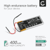 09D29,H452050,BAT00008 Battery for Cardo Scala Rider Teamset Pro, Scala Rider Multiset Q2 400mAh Headphone / Headset Battery Replacement + Tool-kit