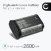 2x Batteri for Leica Q2, Q3 BP-SCL6 (2600mAh, 7.2V) fra CELLONIC