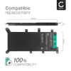 Batteri for ASUS X555L, A555L, F555L, K555L, R556L, F555UB, ASUS C21N1347 4650mAh fra CELLONIC