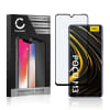 Panssarilasi puhelimeen Xiaomi Poco M3 - 3D Full Cover, 9H, 0,33mm, Full Glue, Musta, CELLONIC®