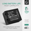 2x Batteri for Panasonic Lumix DMC-GF1, DMC-G2, DMC-G1 DMC-G10 DMW-BLB13 BLB13E BLB13GK BLB13PP Kameraer 1250mAh fra CELLONIC