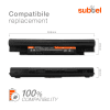 Batteria subtel® 451-11845 per notebook Dell Vostro V131 / Inspiron 13Z (N311Z) / Inspiron 14Z (N411Z) / Latitude 3330 Affidabile ricambio da 4400mAh Sostituzione ottimale per computer portatile laptop Dell