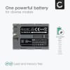 EN-EL3 EN-EL3e Batteri för Nikon D50 D70s D80 D90 D200 D300 D300S, 1600mAh Kamera-ersättningsbatteri med lång batteritid