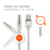 Cable de datos de 3m para periféricos de PC - Cable USB tipo B a USB tipo A 2.0 Transparente de - Cable USB impresora, fax, impresora código de barras, escáner, impresora láser