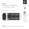 Batterie 800mAh pour appareil photo Samsung SC-D263, SC-D351, SC-D352 - Remplacement modèle SB-LSM80 SB-LSM320