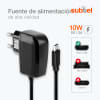 Cargador para tablets Samsung Galaxy Tab 3 8 / Tab 3 10 / Tab 4 7 / Tab 4 8 / Tab 4 10 / Tab A 7 / Tab A 10 / Tab E 9.6 / Tab S 10.5 / Tab Pro 8.4 / Galaxy Note 8 - Fuente Alimentación ETA-U90E Micro USB 10W, 5V 2A / 2000mA Cable de Carga 1m
