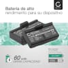 2x Bateria Sennheiser BA90, BA 90, E 180 60mAh - , Batería larga duración para auriculares Sennheiser Audioport A1, HDE, HDI, RI, E90 Set90, E180 Set180