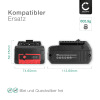 2x 3000mAh 18V Ersatz Akku GBH 18 V-LI, GDR 18-LI, GDS 18 V-LI, GDR 18 V-LI für Bosch GBH 18 V-LI, GDR 18-LI, GDS 18 V-LI - Werkzeug Ersatzakku - Lithium Ionen Batterie