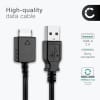 USB Data Cable for Sony Walkman NW-A55L NWZ-ZX2, NWZ-A15, -A10, NWZ-A816, -A818, NWZ-E858, NWZ-ZX1, -ZX100 Charger 1m Fast Transfer Charging Cable Walkman Connector - Black
