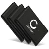 3x Batteri for Telekom Sinus 806, Snom M65, Telefunken FHD 170/5 - A051,10000058 (1200mAh) reservebatteri