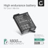 Batteri for DJI Osmo Action 3, Osmo Action 4 Kameraer 1800mAh fra CELLONIC