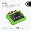 2x Batteri for Bang & Olufsen BEOCOM 6000, BeoCom 1, M6000, M6000 MKII Panasonic KX-T3730 700mAh fra CELLONIC
